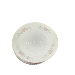 Set of 6 Florenteen Fantasia Fine China Japan cereal soup bowls